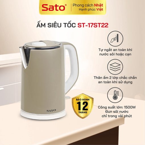 ấm Siêu Tốc 17st22 1.8l – Sato