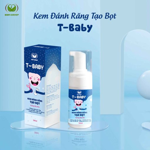 Bọt đánh Răng Trẻ Em T-baby – Hapi