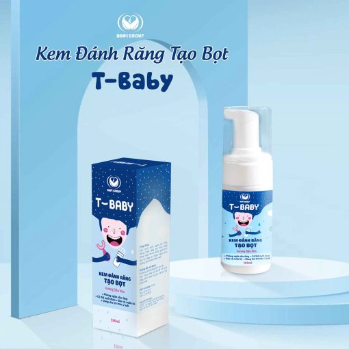 Bọt đánh Răng Trẻ Em T-baby – Hapi