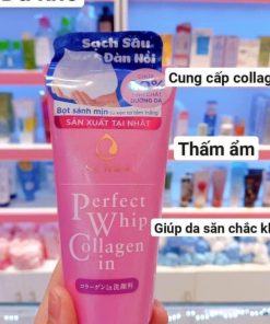 Sữa Rửa Mặt Tạo Bọt Perfect Collagen 120g – Senka