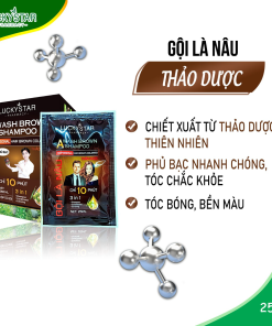 Gội Là Nâu Cao Cấp (hộp 10 Gói) – Lucky Star