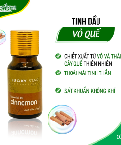 Tinh Dầu Vỏ Quế 10ml (tặng Túi Treo) – Lucky Star