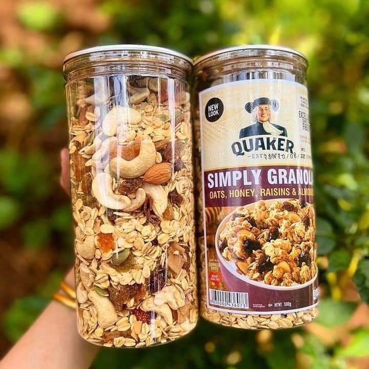 Granola Ngũ Cốc Mix Hạt Dinh Dưỡng Ngũ Cốc Giảm Cân 500g/lon – Bách Hóa An Nhiên