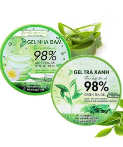 Bộ đôi Gel Nha đam Và Trà Xanh Dưỡng ẩm, Giảm Mụn – Milaganics