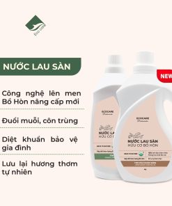 Nước Lau Sàn Hữu Cơ Bồ Hòn Hương (cam Sả/chanh Gừng) – Ecocare