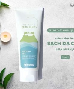 Tẩy Da Chết Làm Sáng Da Giảm Mụn đầu đen Rau Má Pretty Skin Hàn Quốc The Purre Jeju Cica Peeling Gel 150ml