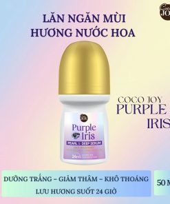 Lăn Ngăn Mùi Hương Nước Hoa Purple Iris 50ml -coco Joy