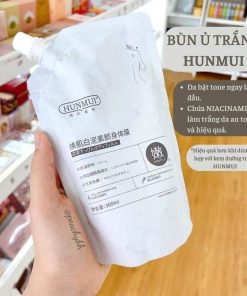 Kem ủ Trắng – Tắm Trắng Hunmui Dưỡng Trắng Da Toàn Thân 300ml/túi – Hunmui