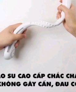 Quạt đeo Cổ Mini Tích điện Không Cánh Chạy êm, Tiện Lợi, Thời Trang – Shop Mẹ Bống