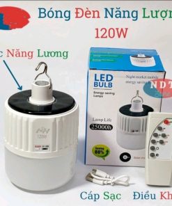 Bóng đèn Led Năng Lượng Mặt Trời Có Sạc ,có Remot- Hana Mart