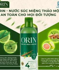 Nước Súc Miệng Thảo Mộc Orin 500ml ” Tặng 1 Chai Orin 100ml’