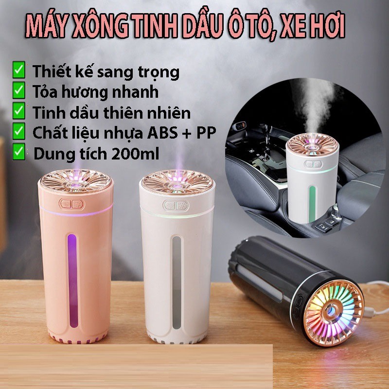 Máy Xông Tinh Dầu ô Tô Mei Trụ Cốc 300ml – Gdn