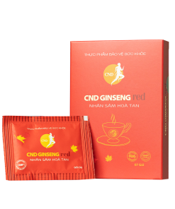 Thực phẩm bảo vệ sức khỏe CND GINSENG Red Nhân sâm hòa tan (hộp 7 gói)