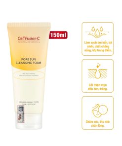 Sữa rửa mặt 5 Trong 1 Cell Fusion C Pore Sun Cleansing Foam 150ml