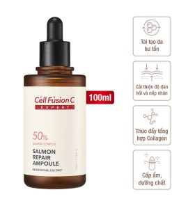 Ampoule giúp cải thiện nếp nhăn, tăng đàn hồi, ngăn ngừa lão hóa 100ml – Cell Fusion C Expert Salmon Repair Ampoule