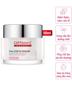 Kem dưỡng trắng & đều màu da 50ml – Cell Fusion C Expert WhiteCure Vita.CEB12 Cream