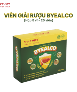 TPBVSK Byealco – Hỗ trợ giải rượu và cải thiện chức năng gan (Hộp 25 viên)