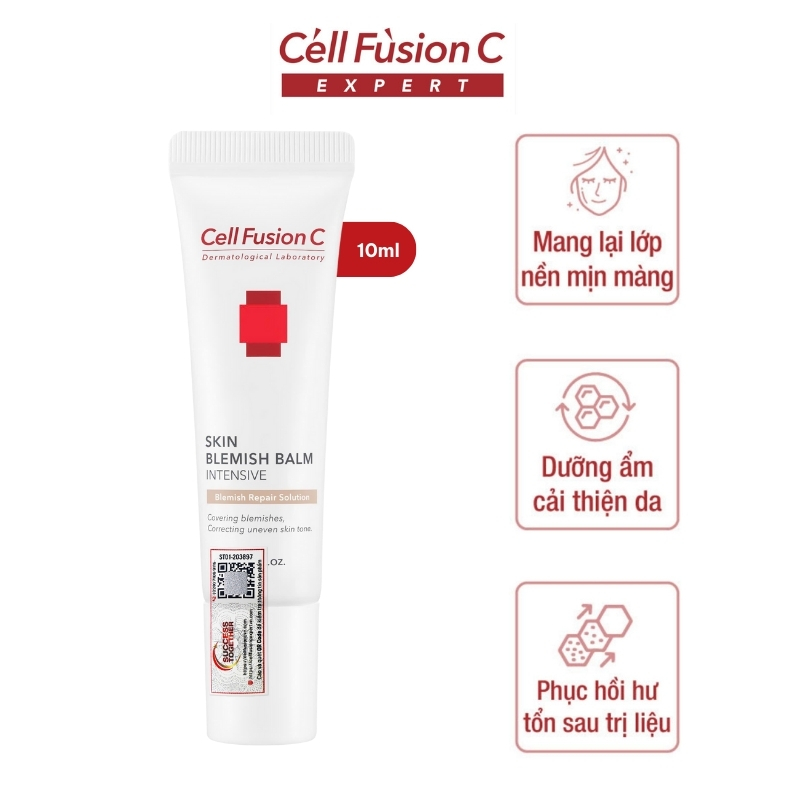 Kem che khuyết điểm dưỡng chuyên sâu Cell Fusion C skin blemish balm intensive 10ml