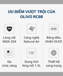 Nồi cơm điện Olivo RC88