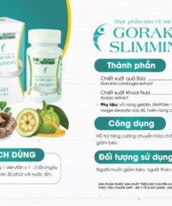 TPBVSK Goraka Slimming – Viên uống hỗ trợ giảm cân, hỗ trợ giảm béo