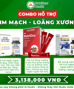 Combo hỗ trợ cho tim mạch và loãng xương