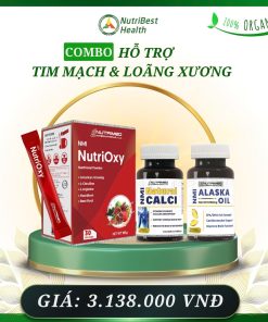 Combo hỗ trợ cho tim mạch và loãng xương