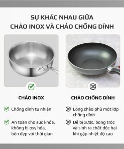 Chảo inox Olivo Steve 2485