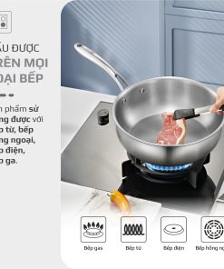 Chảo inox Olivo Steve 2485