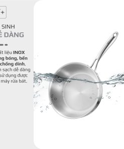 Chảo inox Olivo Steve 2485