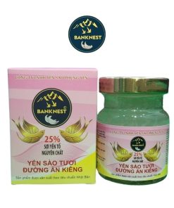 Tổ yến chưng Đường ăn kiêng 25% sợi tổ yến nguyên chất – Hủ lẻ 70gr