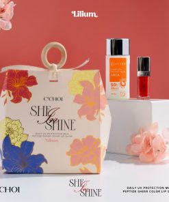 Bộ chống nắng và dưỡng môi C’Choi She in Shine – Lilium