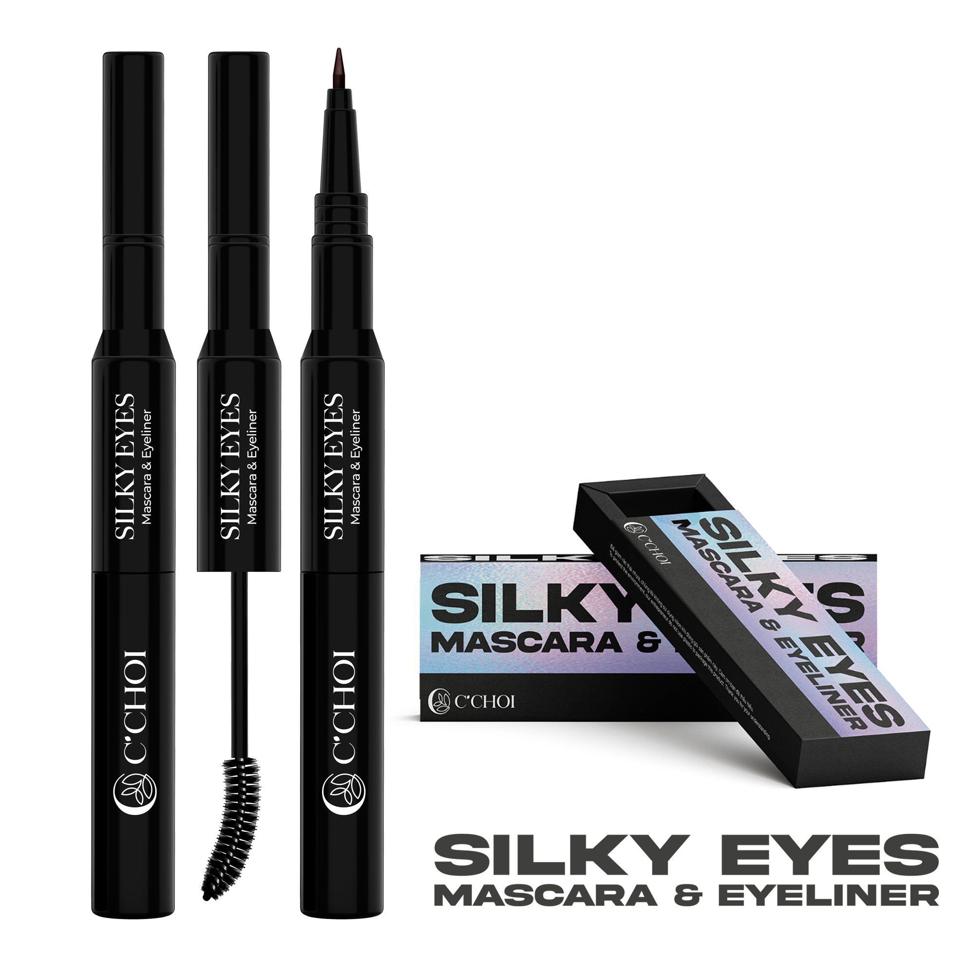 Gel chuốt mi và kẻ mắt tự nhiên C’Choi – Silky Eyes – Mascara & Eyeliner