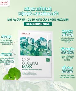 Mặt nạ dưỡng da, ngăn ngừa mụn Cell Fusion C Post α CICA Cooling Mask 27g x 5 miếng