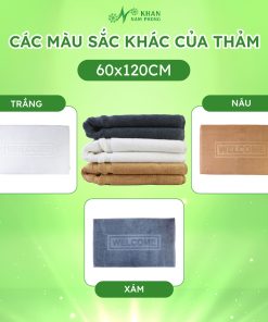 Thảm Chân Nam Phong 100% Cotton, KT 45x75cm