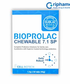 Thực phẩm bảo vệ sức khỏe: Bioprolac chewable 7.1 SP (Hộp 60 viên)