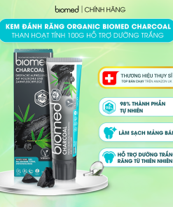 Kem đánh răng chăm sóc Biomed charcoal 100g