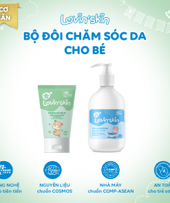 Bộ đôi chăm sóc da cơ bản cho bé Lovin’Skin