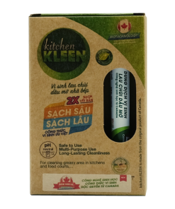 Bộ vi sinh lau chùi dầu mỡ Kitchen Kleen (01 Chai 500ml + 03 ống 5ml)