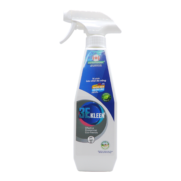 Bộ vi sinh lau chùi đa năng 3E Kleen (01 chai 500ml + 03 ống 5ml)