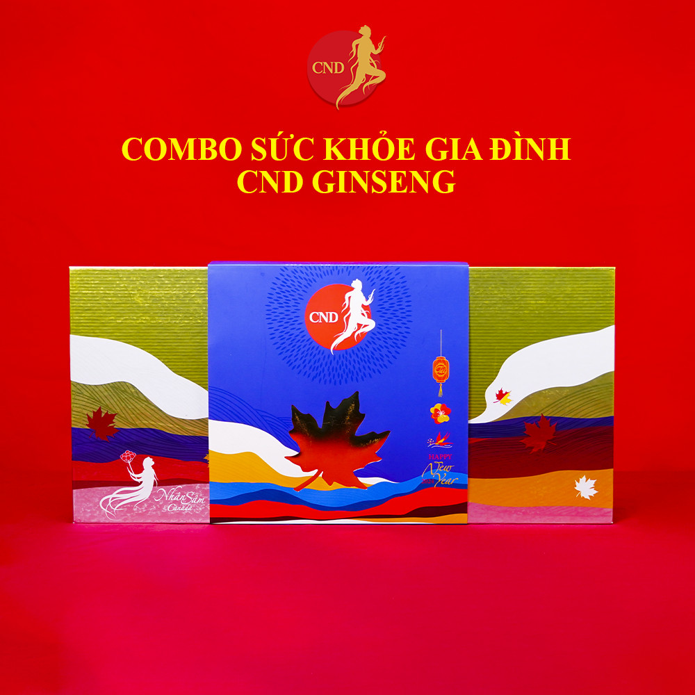 Combo sức khỏe gia đình CND Ginseng (kèm túi)