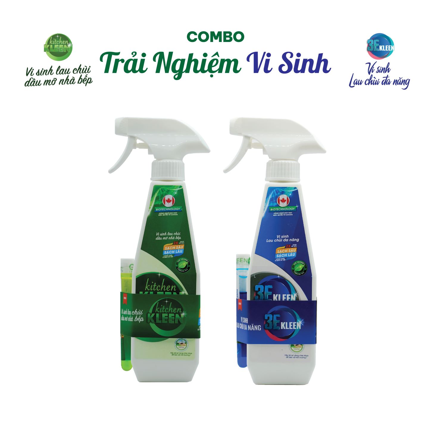 Combo vi sinh trải nghiệm