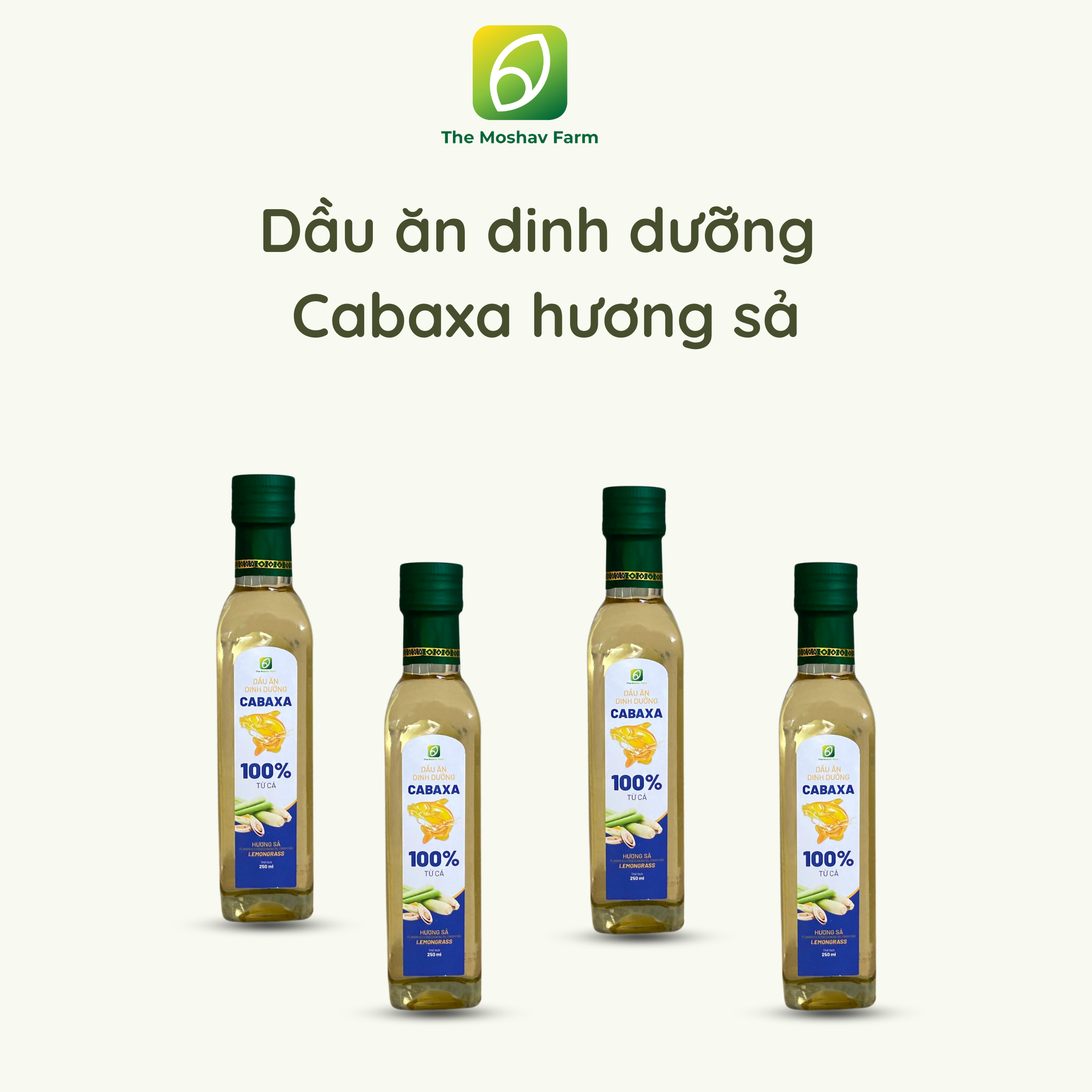 Dầu ăn dinh dưỡng CABAXA 100% từ cá hương sả