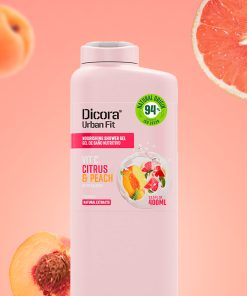 Sữa tắm Dicora Urban Fit Vitamin C cam quýt & đào 400ml