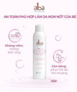 Xịt khoáng chống hăm cho bé Alba 300ml