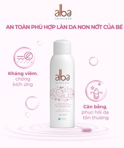 Xịt khoáng chống hăm cho bé Alba 150ml