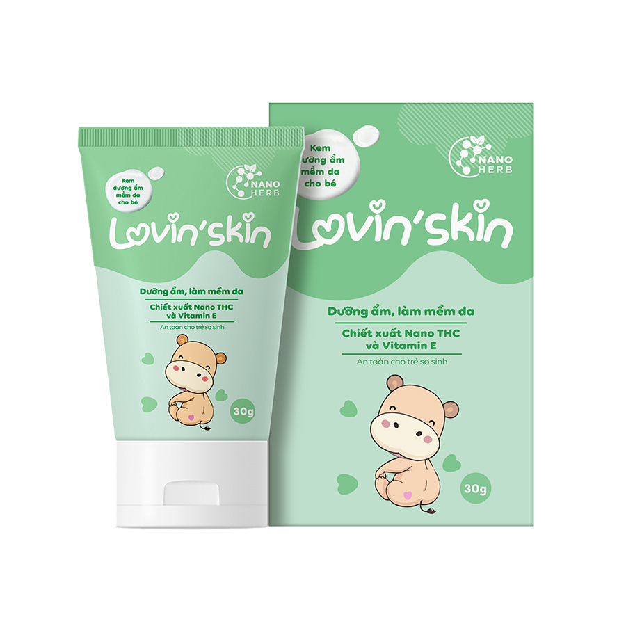 Kem dưỡng ẩm mềm da cho bé (Lovin’skin 30g)