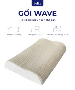 Gối cao su FELIX – Lượn sóng Wave