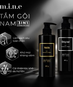 Tắm gội nam 3in1 hương nước hoa 480g