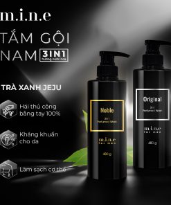 Tắm gội nam 3in1 hương nước hoa 480g