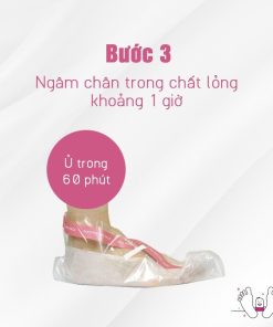 Túi ủ tẩy da chết và tái tạo da chân Perorin Hộp 01 túi